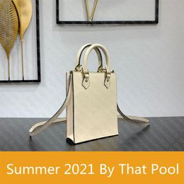 M80449 Petit Sac Plat Spalla Cross Body Bag 2021 Summer By Pool Womens Smartphone Case Flat Empreinte in pelle Borsa Tote Handba275P