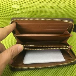 Fashion men women clutch Genuine leather wallet with box 60015 60017250K