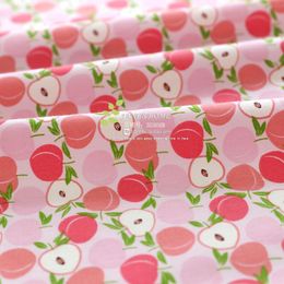 Clothing Fabric 160x50cm Fruit Watermelon Pineapple Twill Cotton DIY Children's Wear Cloth Make Bedding Quilt Decoration Home 180g/m