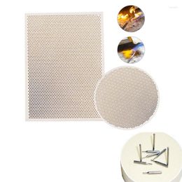 Table Mats Ceramic Honeycomb Soldering Board Jewelry Heating Paint Printing Drying Tool Plate Processing Making