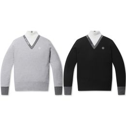 Baseball-Trikots G4 Stehkragen warmer Pullover Golfbekleidung Damen zeigen dünne Passform zwei Sportteile im Freien vielseitiger Anzug 230103