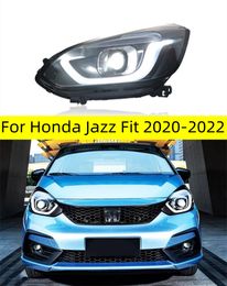 Car Head Light Bulbs For Honda Jazz Fit 20 20-20 22 High Beam LED Headlights GR9 Daytime Running Lights