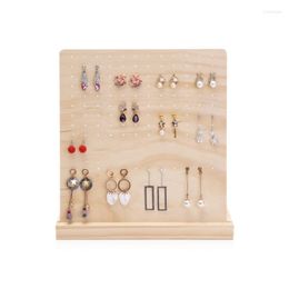 Jewellery Pouches 2023 Earrings Ear Studs Show Wood Display Stand Rack Organiser Ring Holder Jewellery