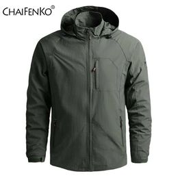 Outdoor Jackets Hoodies Men Tactics Military Jackets Waterproof Hooded Windbreaker Coat Men 2021 Autumn New Casual Jacket Outdoor Hiking Jackets Men 5XL 0104