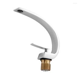 Kitchen Faucets Cold And Mixer Taps ChromeBrass Bathroom Sink Basin Battery Power Single Handle Faucet