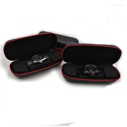 Watch Boxes F19D 1Pc Storage Roll Portable Durable High Quality Band Watches Organiser Bag For Gift Trav