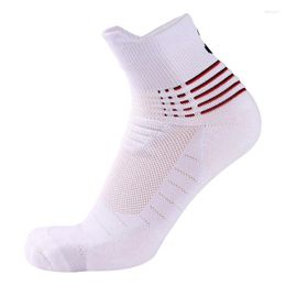 Men's Socks Laamei Basketball Man Long Thickening Towel Bottom Cotton Outdoors Run Badminton Tennis Sport Harajuku Mens