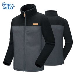 Jaquetas ao ar livre Hoodies TRVLWEGO Homens Mulheres Fleece Caminhadas Jaquetas Térmicas Esportes Ao Ar Livre Escalada Trekking Camping Windbreaker Macio Casacos de Caça Quentes 0104