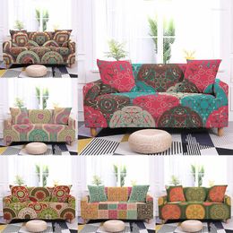 Chair Covers Flower Print Type Elastic Sofa Cover Bohemia Sectional L Shape Universal For Living Room 1PC