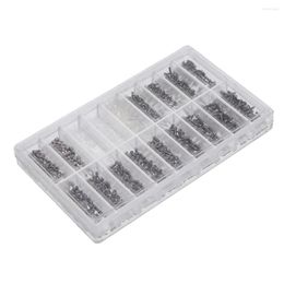 Watch Repair Kits Set Of 900pcs Screw Nuts Glasses Eyeglass Tool In