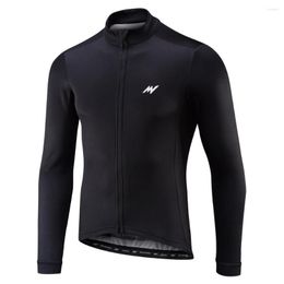 Racing Jackets High Quality Race Fit Cycling Jersey Thermal Fleece Long Sleeve Bike Clothes For Winter Pro Team Invierno
