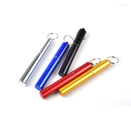 Storage Bottles Waterproof Aluminum Case Bottle Cache Holder Container Keychain Mix Color Health Care