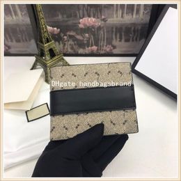 Italy short men wallets women letter wallet luxurys designers card holder leather Coin Purse ID purse with gift box237Q