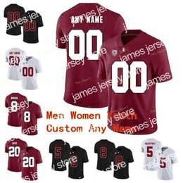 American College Football Wear Thr Custom Stanford Cardinal College Football Jersey 22 Cameron Scarlett 23 Trevor Speights 25 Alex Carter 3 KJ Costello Men Women You