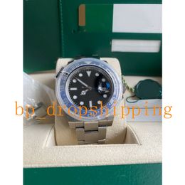 Designer Mens Watch 40mm Blue Ceramic Bezel Automatic 2813 Movement Men Watches Date Display Stainless Steel Bracelet Ref.126710 Sapphire Glass Wristwatches