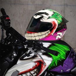 Skates Helmets Joker Helmet Motorcycle Full Face Motorbike Biker Accessories Motocross Enduro Motoomami Racing Men s Moto 230103