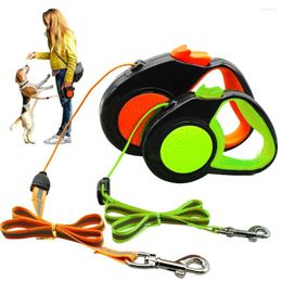 Dog Collars Retractable Leash Pet Lead Automatic Extending Walking Reflector Rope For Small Medium Dogs 3M 5M 8M