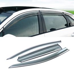 CarMango para Kia Optima K5 2020-2021 Visores de janela de carro automático Visores de chuva Sun Rain Shield Shield Shield Tampa de barro de moldura de moldura 278D