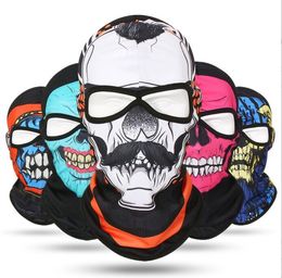 Skull Ghost Clown masks Halloween Windproof full face Mask Outdoor Sports Warm Ski Mask Bicycle Bike Balaclavas cap