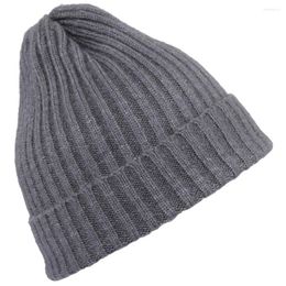 Berets Warm Winter Knit Cuff Beanie Cap Daily Slouchy Skull Beanies Hat For Women And Men