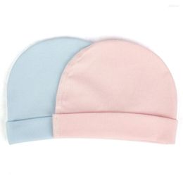 Berets Fashion Kids Winter Warm Flanging Hats For Baby Girls Boys Slouchy Skullie Beanies Caps Soft Solid Colour Toddler Cotton