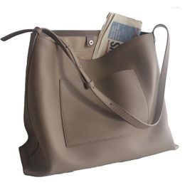 Evening Bags Women's First Layer Cowhide One Shoulder Leather Tote Bag For Women Designer Small