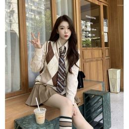 Clothing Sets 2023 Autumn Japanese And Korean Style College School Costume Suit Outfit Korea Fashion Jk Uniform A702