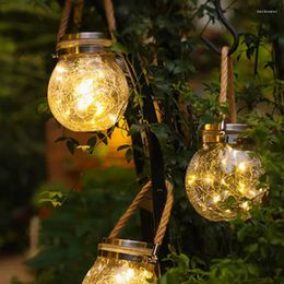 Outdoor Waterproof Lawn Lamp Crack Pot Hanging Atmosphere Design Creative Garden Tree