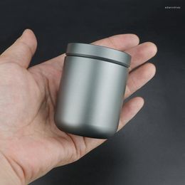 Storage Bottles Functional Airtight Smell Proof Aluminium Stash Jar Container Box Tea Coffee Sugar