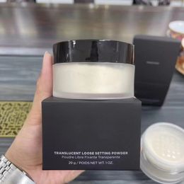 Loose Setting Powder Waterproof Long-lasting Moisturising Face Powder Translucent 29g Black Box Sealed Package
