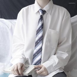 Vêtements Ensembles unisexes hommes dk / jk jupe blanche uniforme des élèves japonais longs manches courtes d'été
