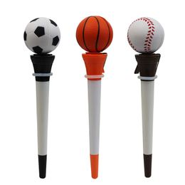 Ejection Boxing Ballpoint Pen Christmas Gift Football Basketball Baseball Tennis Plastic Creative Children Pens DF1222