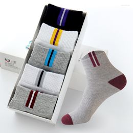 Men's Socks 10Pieces 5 Pairs Cotton Autumn And Winter Wholesale Sports Basketball Factory Direct Sales Korea Styles