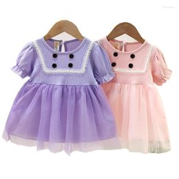 Girl Dresses Girls Fashion Party Clothes 1 2 3 4 Years Old Dress Summer Children's Princess For Baby Kids Wedding Outfits Toddler