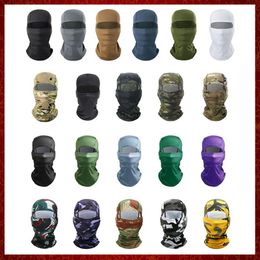 MZZ02 Motorcycle Balaclava Moto Full Face Mask Windproof Skiing Head Masks Tactical Motocross Cycling Biker Hood Cap Men Helmet Summer