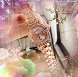 Full stainless steel quartz fashion womens watches bee diamonds ring designer watch limited edition gifts good looking business switzerland bracelet wristwatch