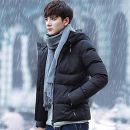 Men's Down Winter Jacket Men Thicken Warm Parkas Male Hooded Coat Man Zipper Jackets And Coats Outwear Jaqueta Masculina