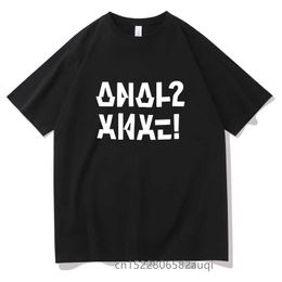 Men's T-Shirts Funny Letter Men Black Cotton T-shirt Unisex 11 Colours O Neck Print Tops Tee Boy Girl Summer Cotton Clothes Drop Shipping T230103