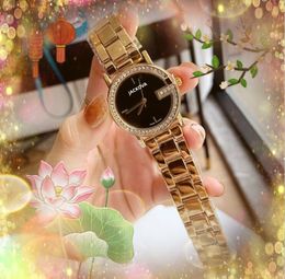 Popular US Diamonds Ring Bee Small Women Watch Hip Hop Iced Out Designer Watches Quartz Movement Lovers Clock Wristwatch