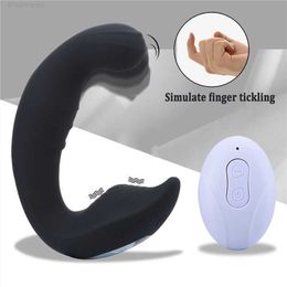 Sex toy massager 2021 Tickling Prostate Massager For Men Masturbator Vibrating Butt Plug Remote Control Anal Vibrator Adult Erotica Toys