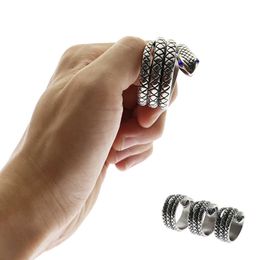 Beauty Items Male Chastity Device Snake Sharp Metal Stainless Steel Glans Ring Penis Cock Lock Bird Head Bondage BDSM sexy Toys