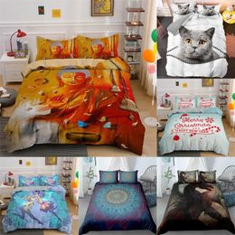 Bedding Sets Clearance Sale US King Size Set Duvet Cover With Pillowcase 3pcs/set Luxury Promotion Comforter