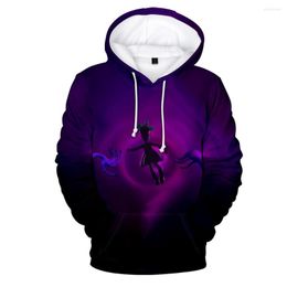 Men's Hoodies Wendell & Wild Comedy Cartoon Merch Hoodie Winter Sweatshirt Unisex Long Sleeve Pullovers Casual Harajuku 3D Clothes