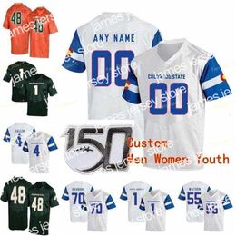 American College Football Wear Thr NCAA College Jerseys Colorado State 5 Marvin Kinsey Jr Tinsley 55 Josh Watson 58 Trent Sieg 7 Jamal Hicks Steve Fairchild Custom