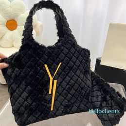 2023 new fashion Bag Winter Wool designer bag Women tote bags Attaches Crossbody Shopping beach fashion famous Large Totes Shoulders Purse Genuine Handbags