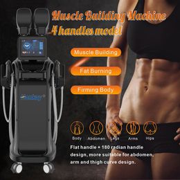 New RF Emslim NEO Vertical 4 Handles Electromagnetic Body Sculpting Machine Electromagnetic Muscle Stimulator For WeightLoss Hip Liftin