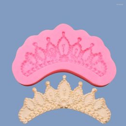 Baking Moulds Fondant Cake Mold Bakeware Biscuit Silicone Decorative Mould Kitchen DIY Bake Tools Crown Rose Chocolate Fairy Maiden