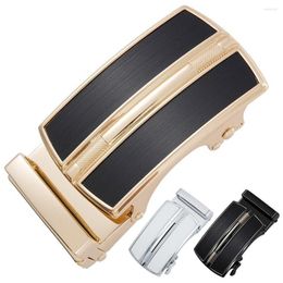 Belts Durable Replacement Casual Holeless Classic Waistband Head Belt Automatic Buckles 36mm Pin Buckle End Bar