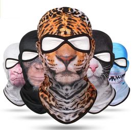 Tactical Cycling mask Full Face hat hoods Halloween Decoration 3D animal head Hoods outdoor cycling breathable absorb sweat masks hat