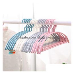 Hangers Racks Arc Design Clothes Seamless Non Lip Closet Organiser Kid Adt Cute Coat Rack Home Wardrobe Storage Hanger 220901 Drop Dhgkq